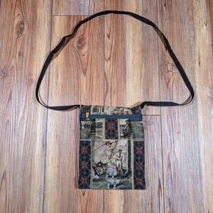 MARTY ENTERPRISES VINTAGE TAPESTRY GOLF HANDBAG